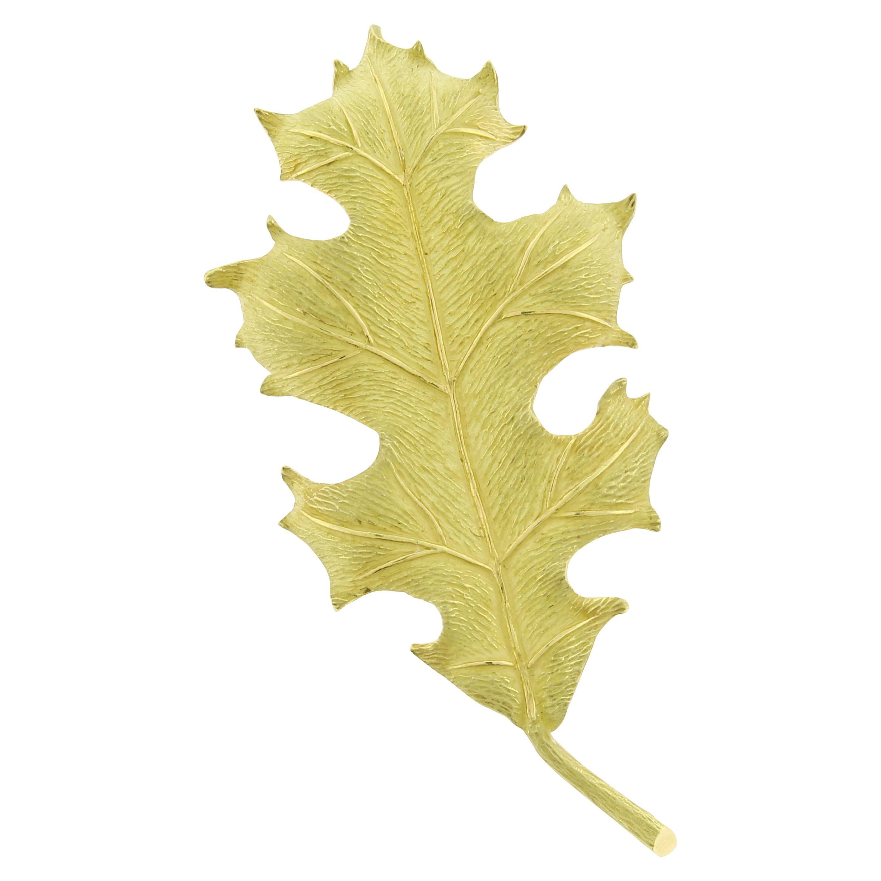 Tiffany & Co. Oak leaf Brooch Pin