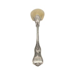 Tiffany & Co Olympian Sterling Silver Gold Wash Bowl Ice Cream Spoon Mono #20366