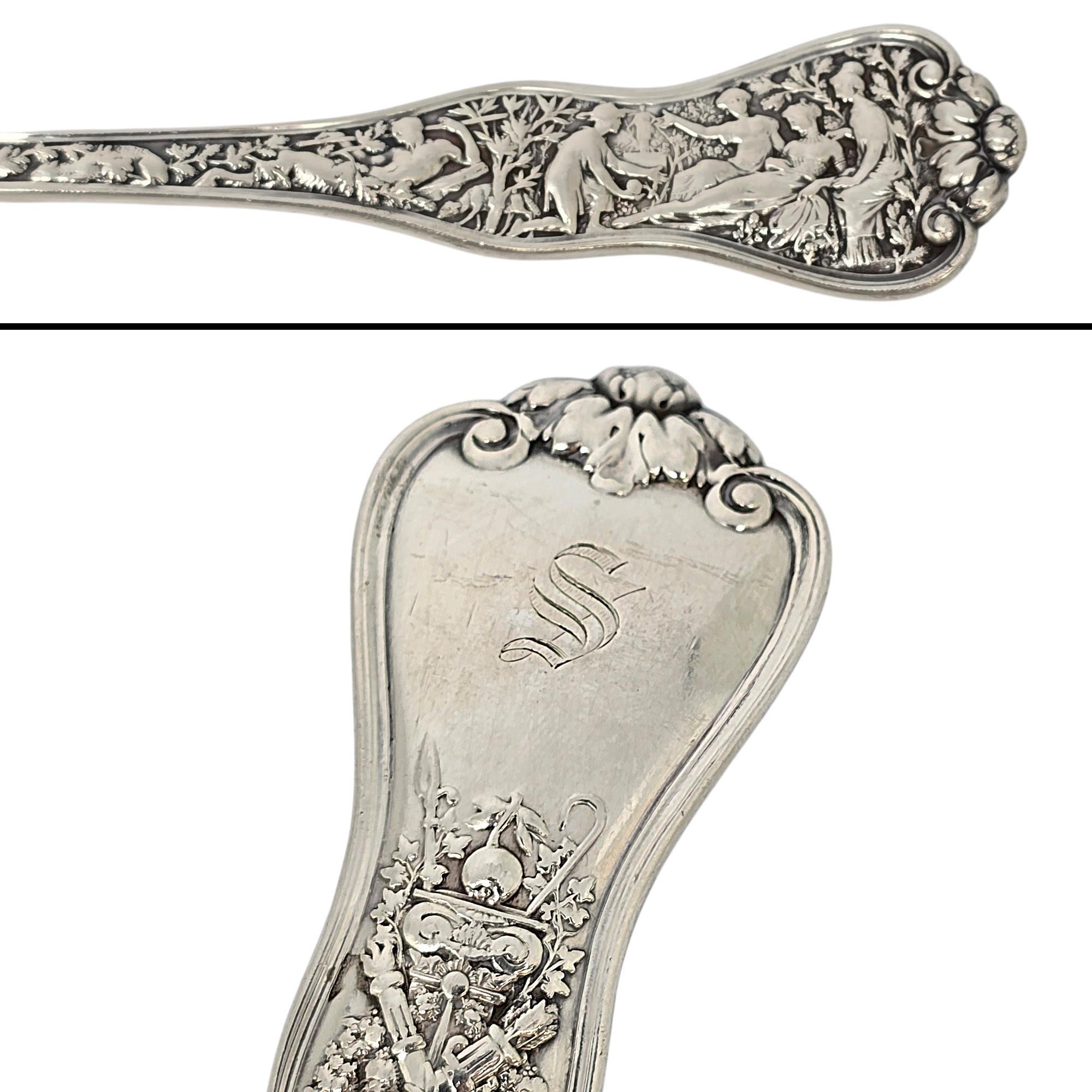 Cucchiaio da insalata in argento Sterling Tiffany & Co. con Mono 10