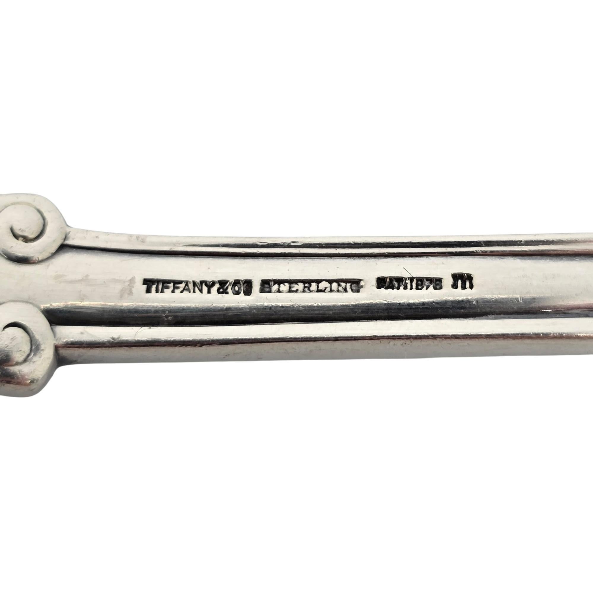 Cucchiaio da insalata in argento Sterling Tiffany & Co. con Mono 10