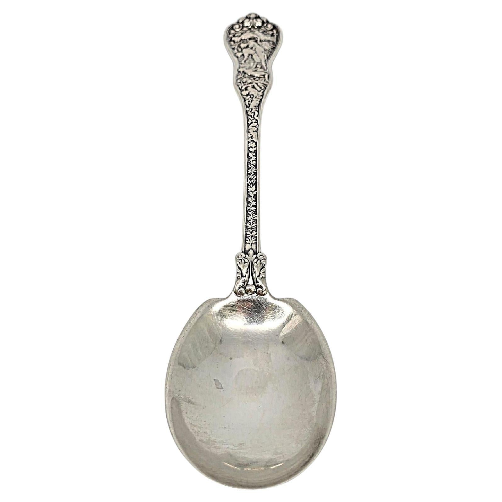 Cucchiaio da insalata in argento Sterling Tiffany & Co. con Mono 10" #20372