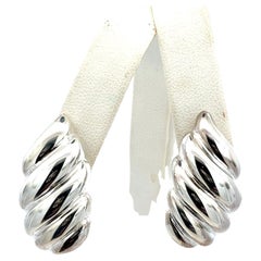 Tiffany 
Co. Orecchini Omega Back in argento Sterling Estate