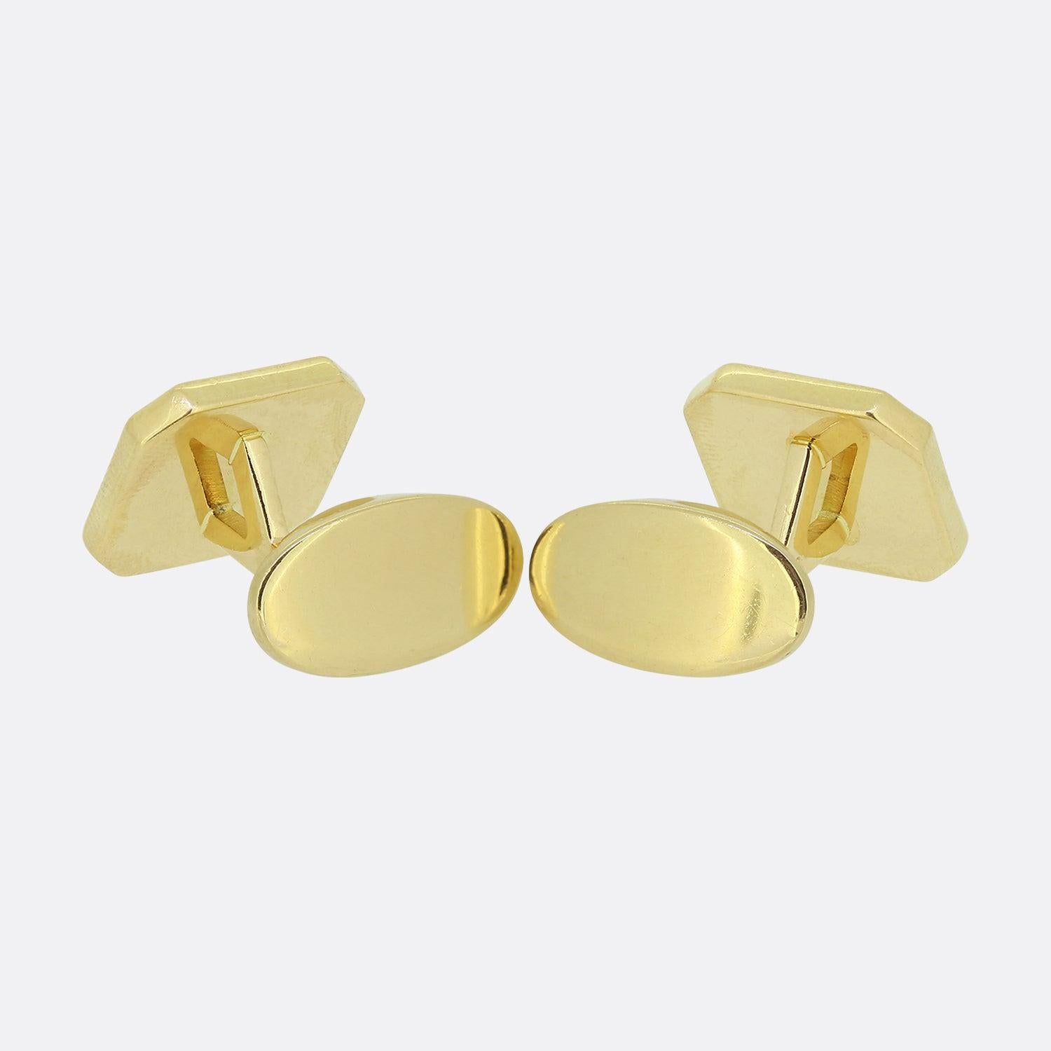 Tiffany & Co. Onyx-Manschettenknöpfe im Zustand „Gut“ im Angebot in London, GB