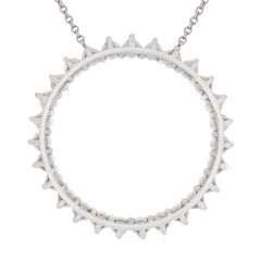 Tiffany & Co. Open Circle Diamond Pendant
