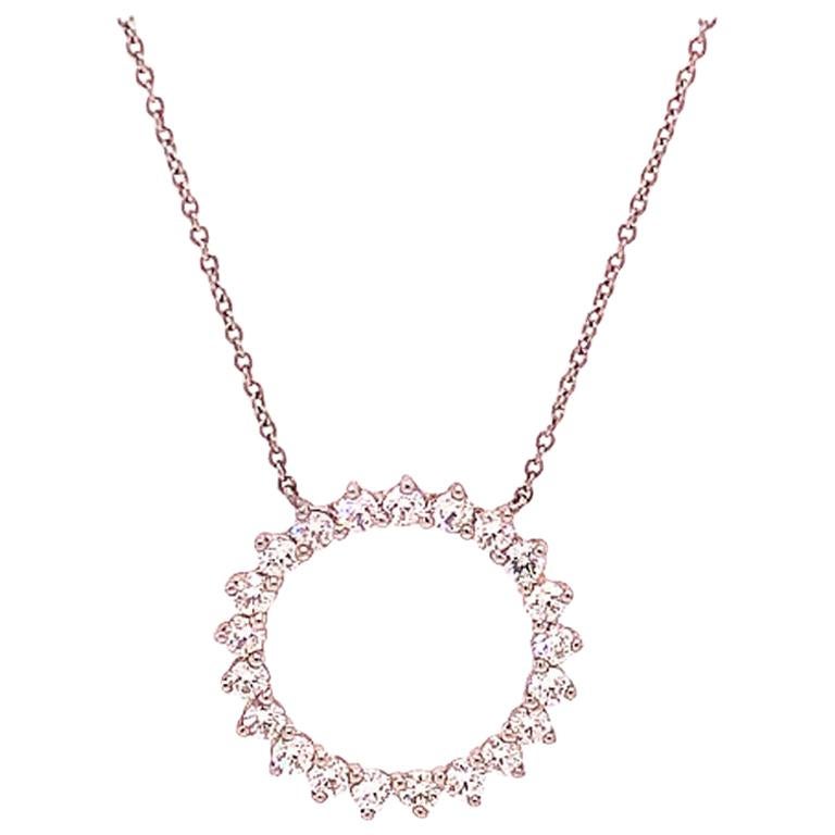 tiffany open circle pendant