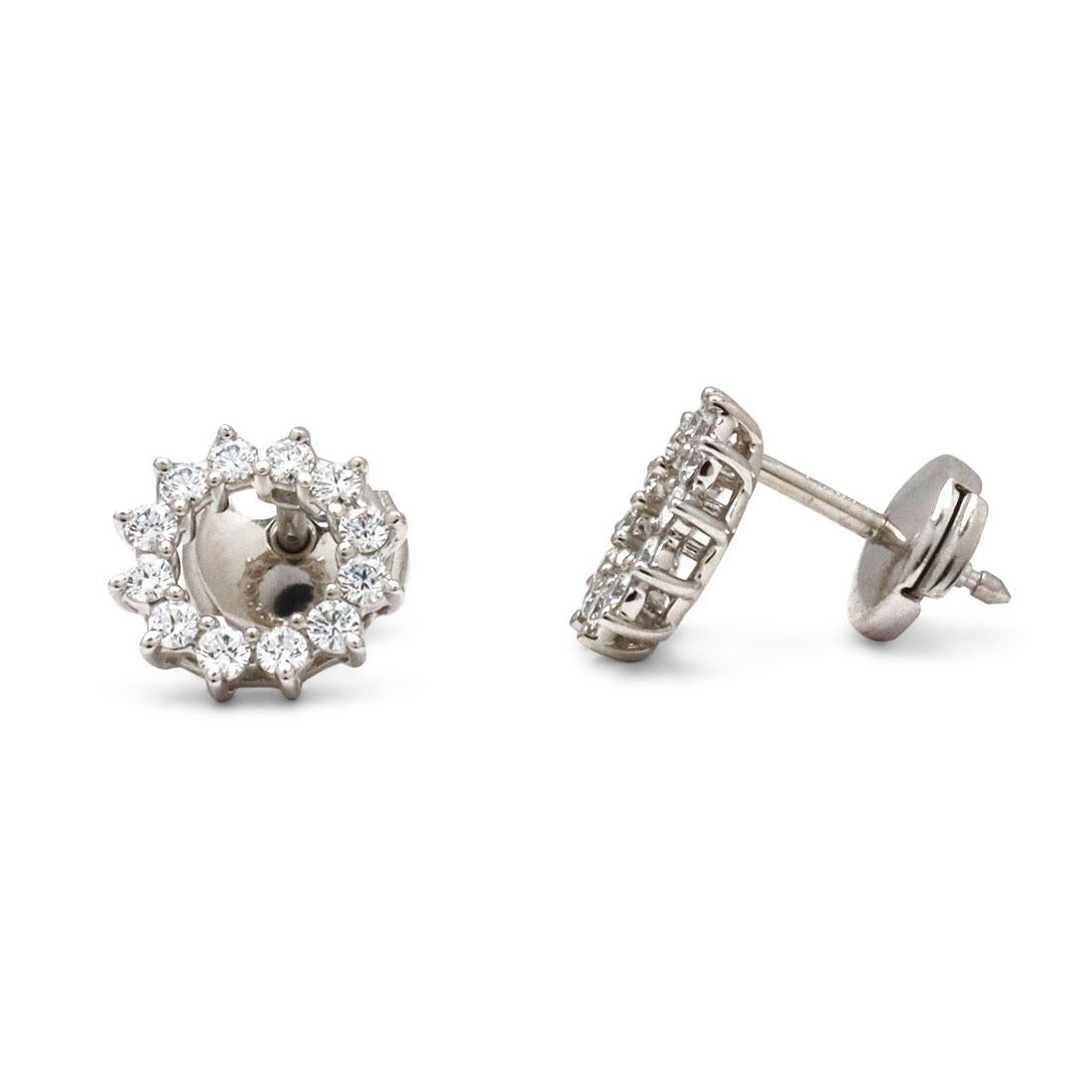 tiffany open circle earrings