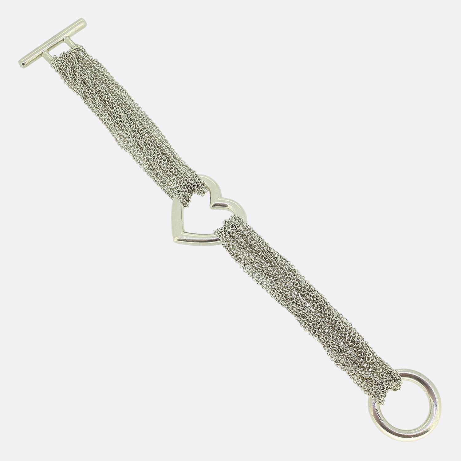 Tiffany & Co. Pulsera Corazón Abierto en Bueno estado para la venta en London, GB