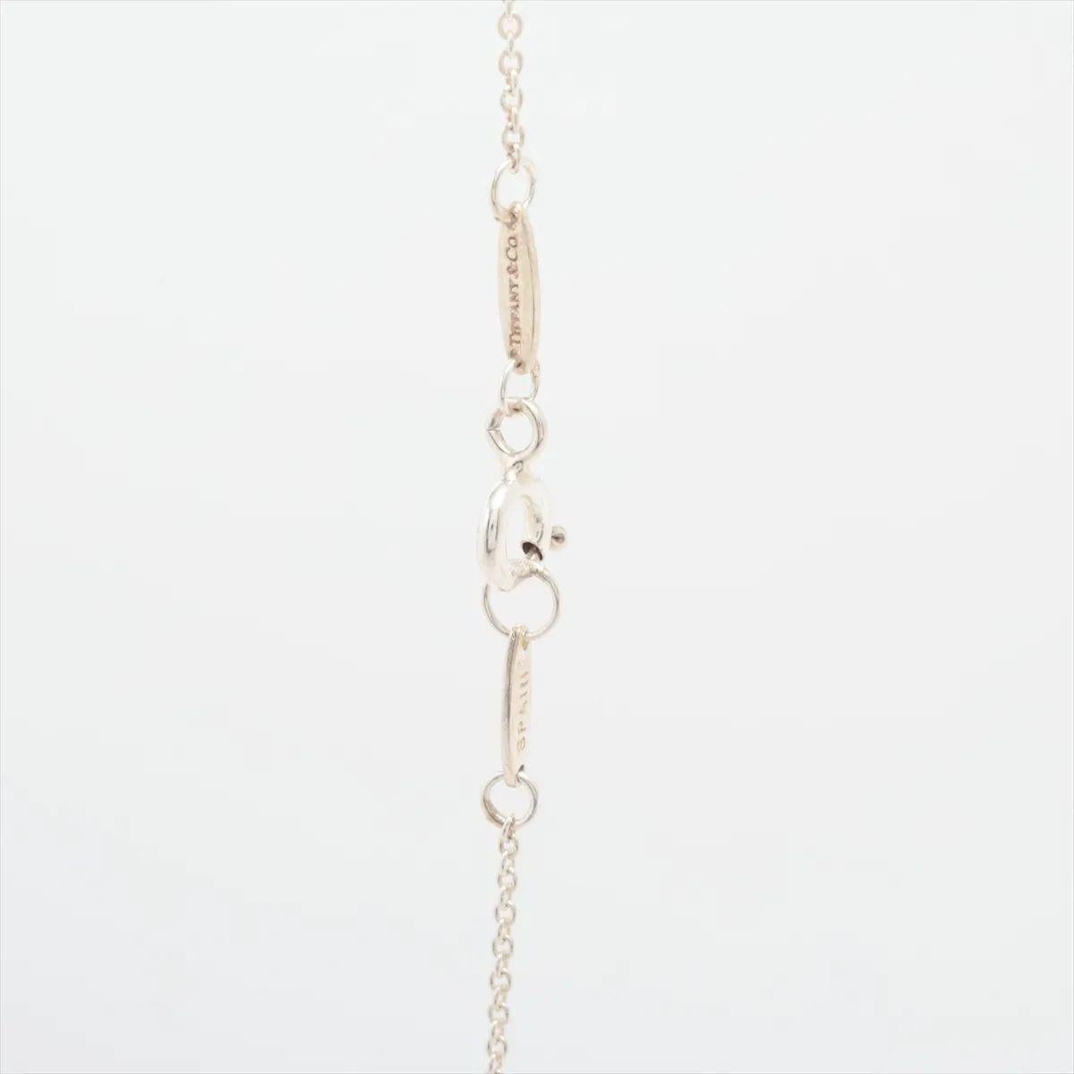 Tiffany & Co. Open Heart Halskette Silber Damen im Angebot