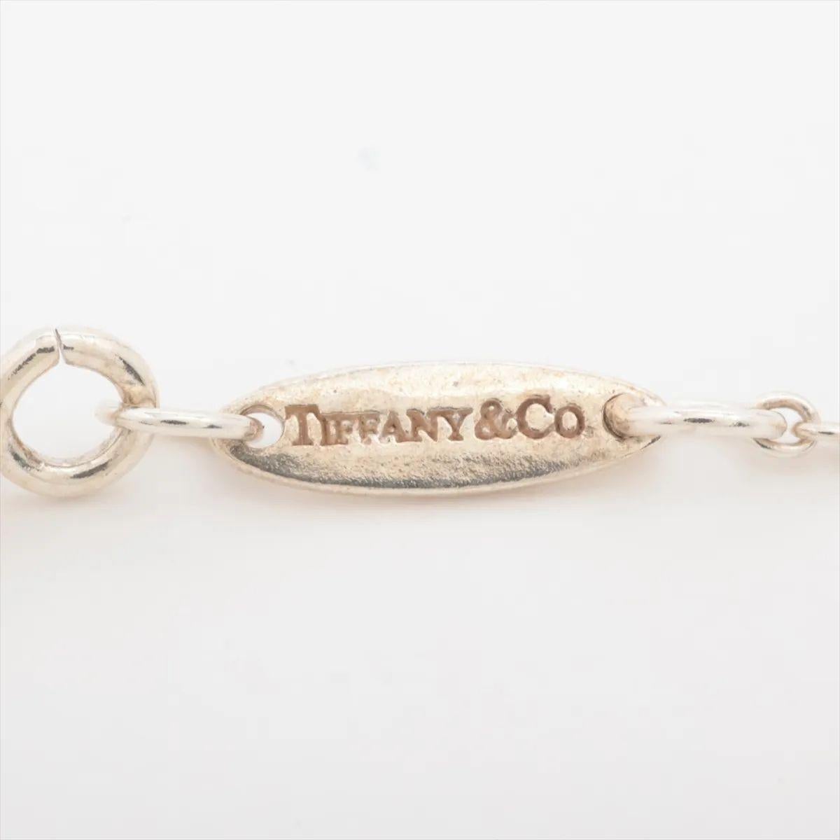 Tiffany & Co. Open Heart Halskette Silber im Angebot 1