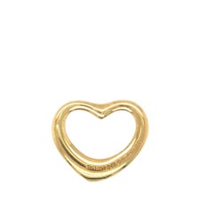Tiffany & Co Open Heart Pendant Medium 18k Yellow Gold