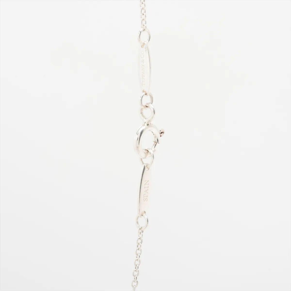 Tiffany & Co. Collier avec pendentif en forme de coeur ouvert en argent 925 Pour femmes en vente