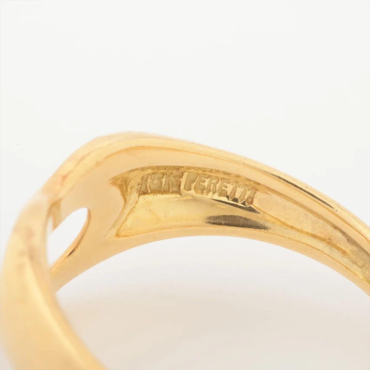 Women's Tiffany & Co. Open Heart Ring Yellow Gold For Sale
