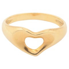 Tiffany & Co. Open Heart Ring Yellow Gold