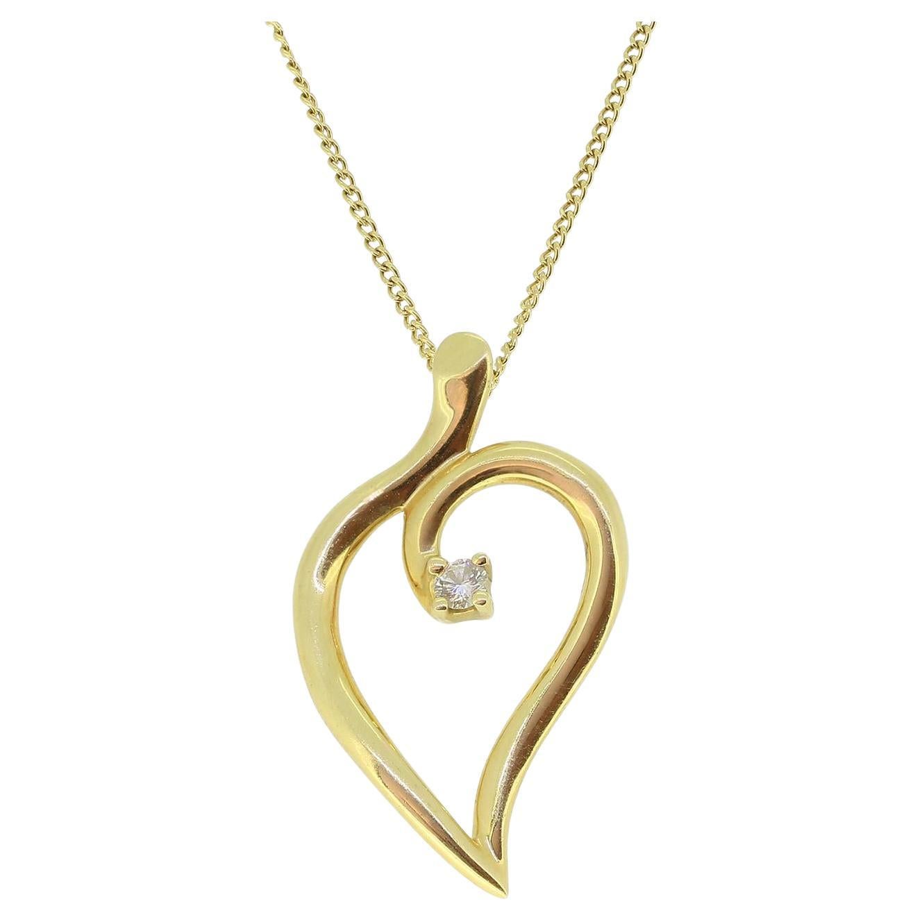 Tiffany & Co. Open Leaf Diamant-Halskette im Angebot