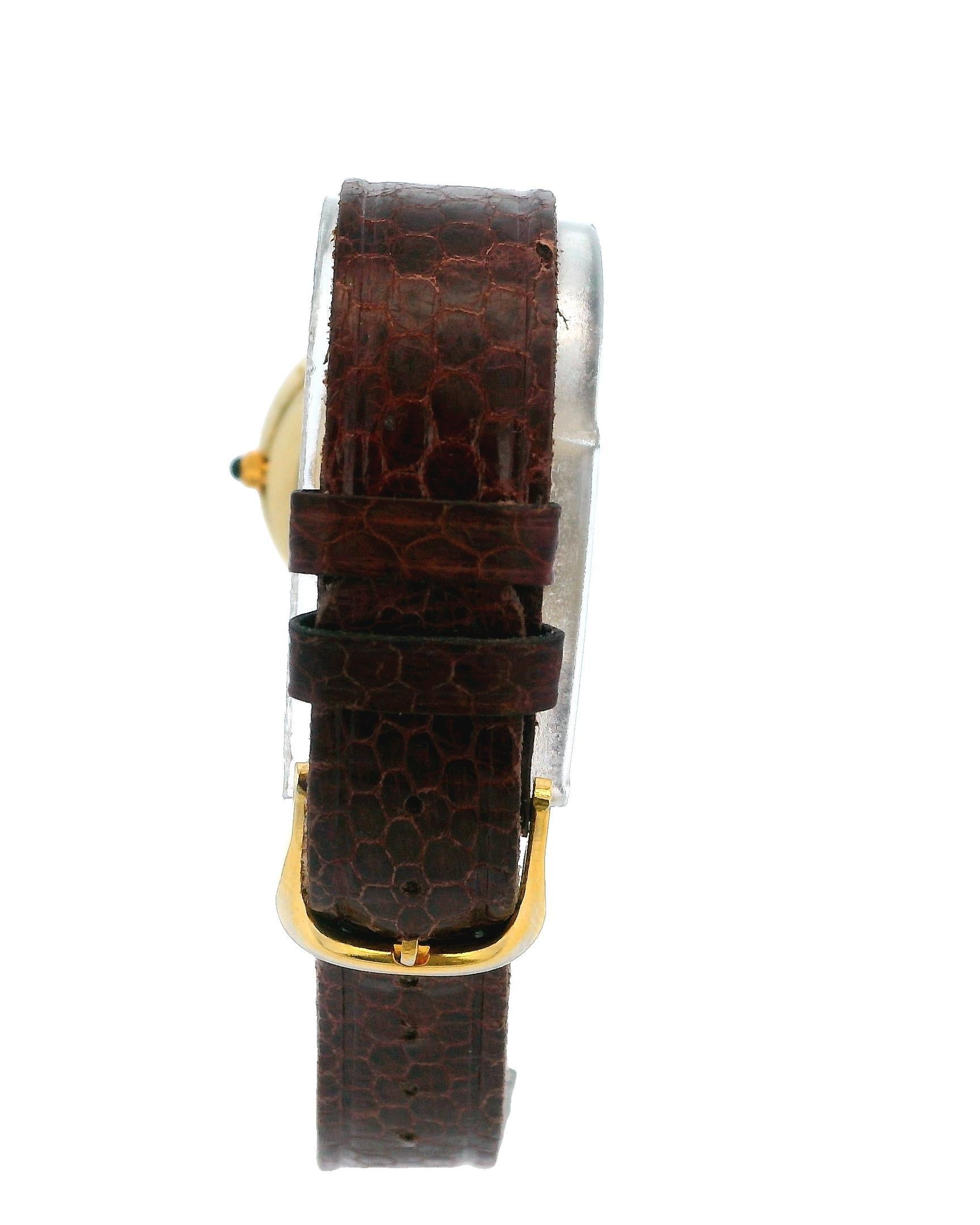 Tiffany & Co. Ovale 14K Gelbgold Damenuhr 1