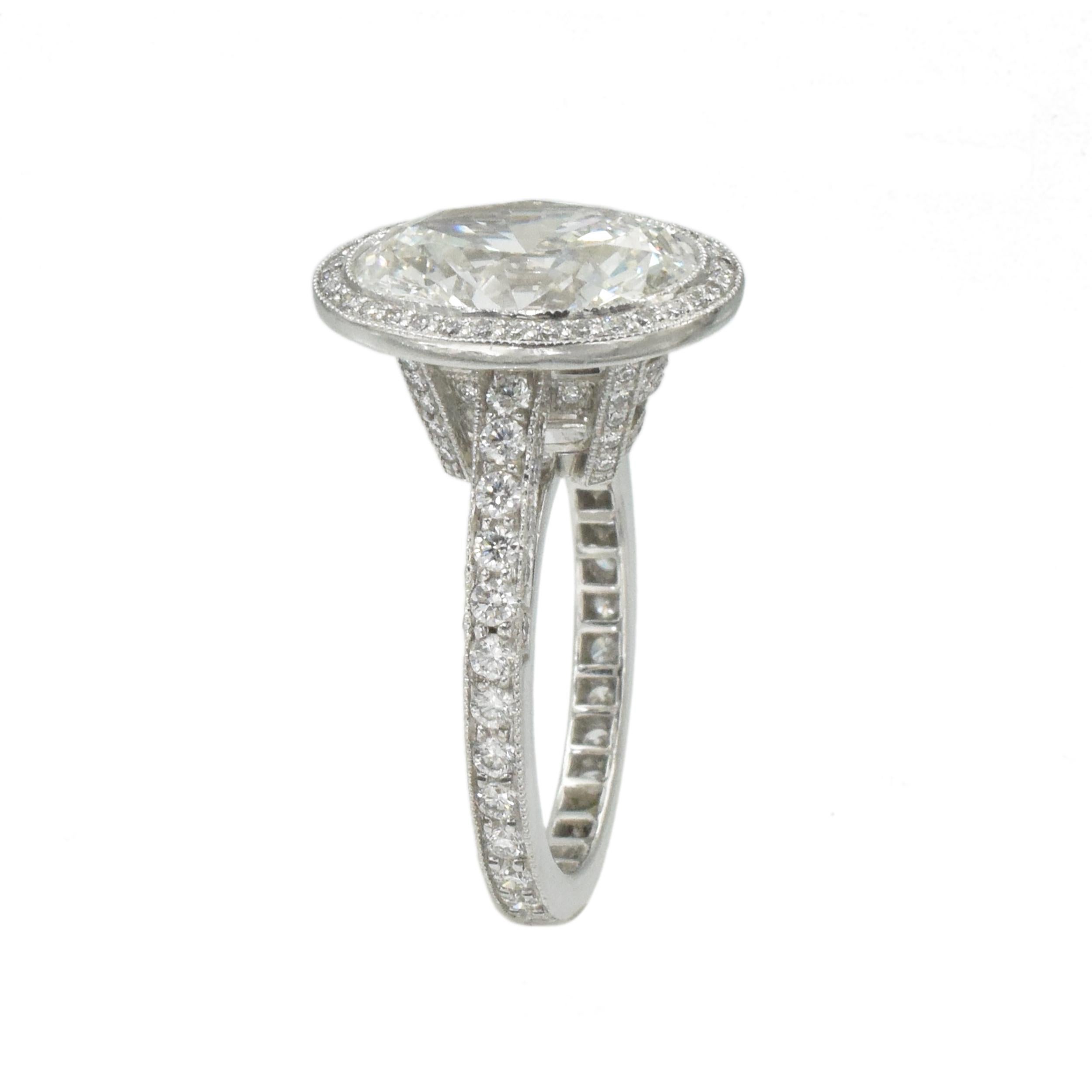 2 carat oval diamond ring tiffany