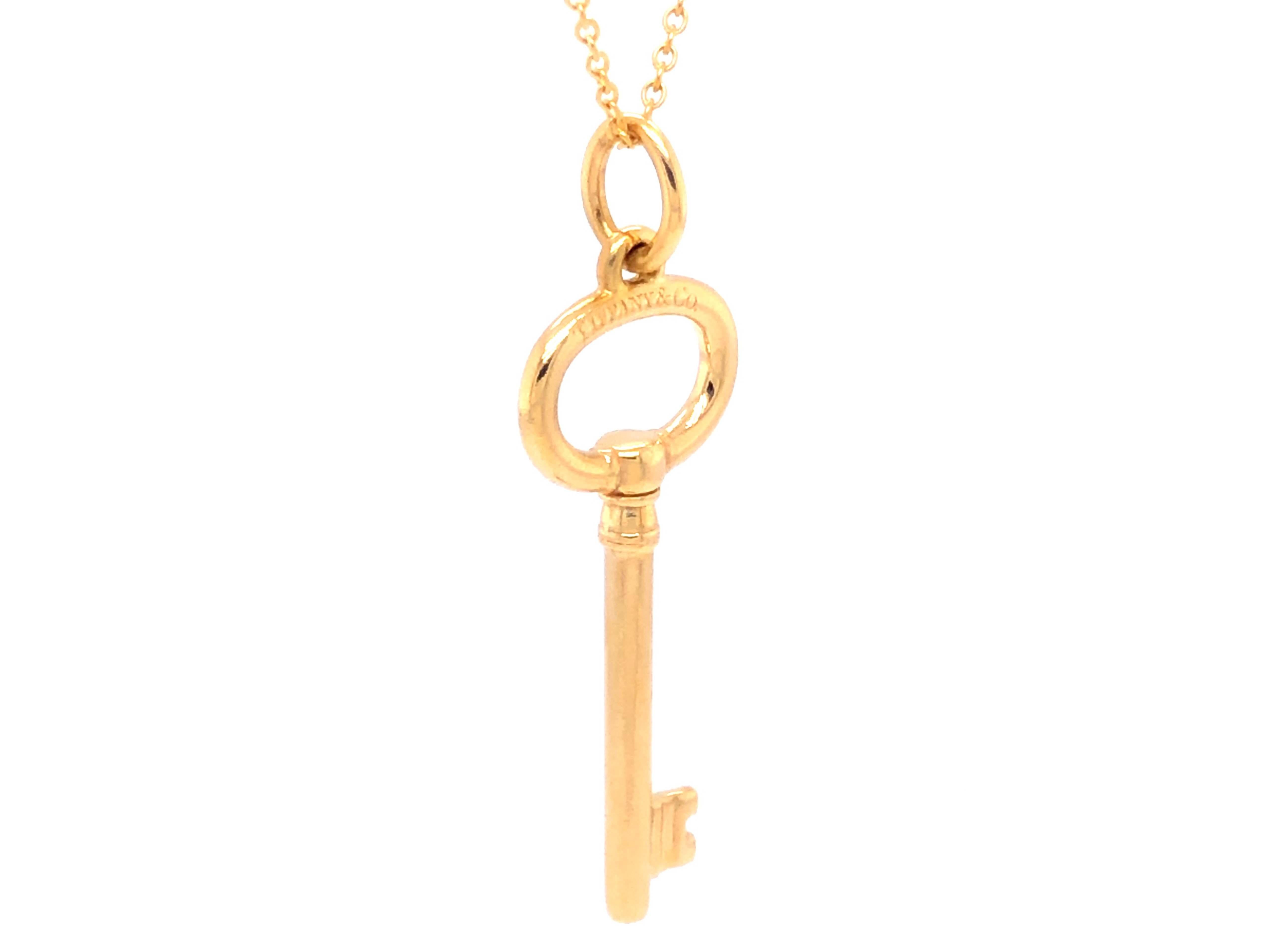 skeleton key necklace tiffany