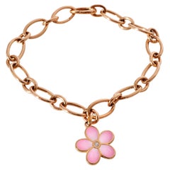 Tiffany & Co. Ovales Gliederarmband aus 18 Karat Gelbgold 0,02 Karat