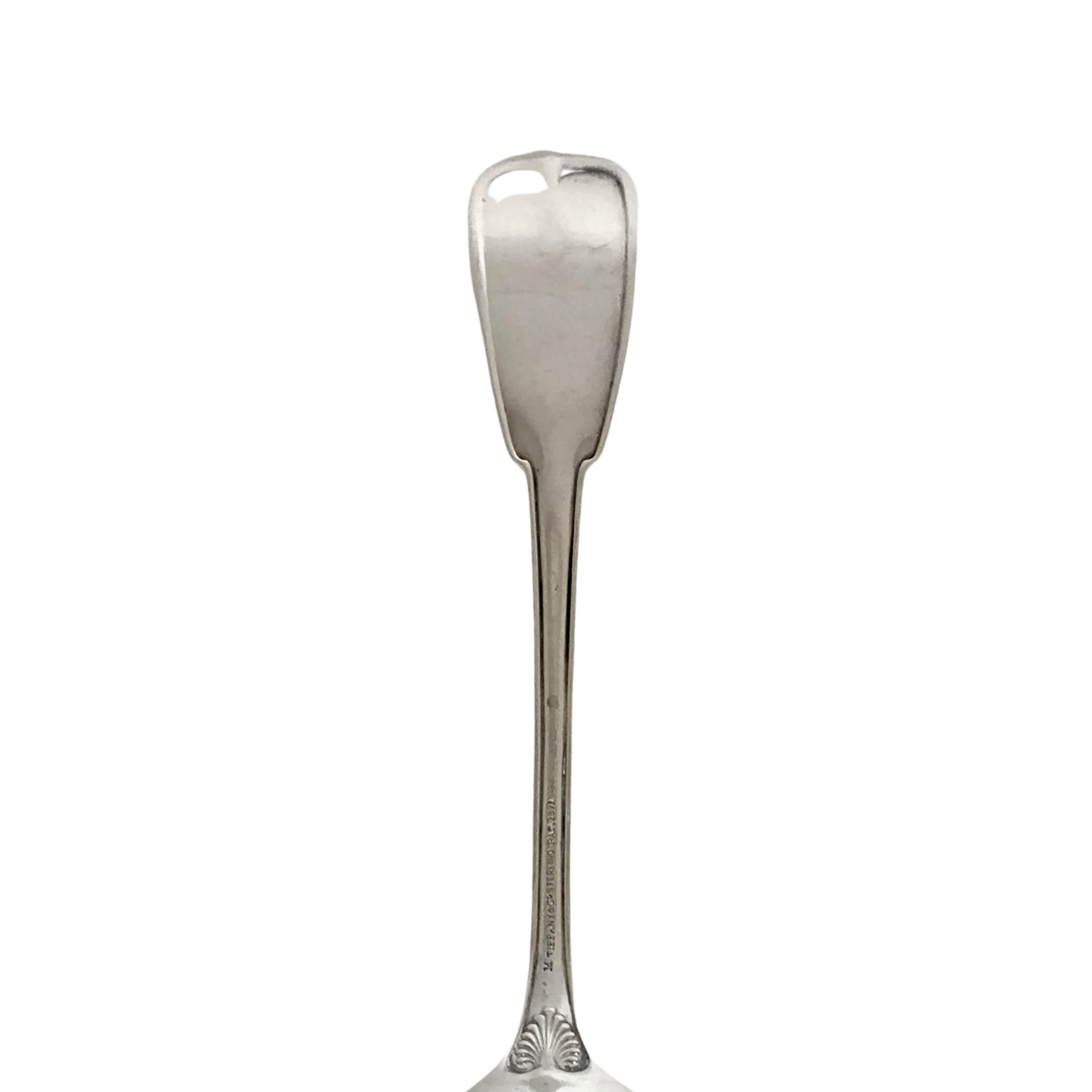 Tiffany & Co Palm Sterling Silver Tablespoon/Serving Spoon with Monogram #12568 For Sale 1