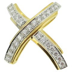 Tiffany & Co. Broche Paloma Graffiti Diamond X