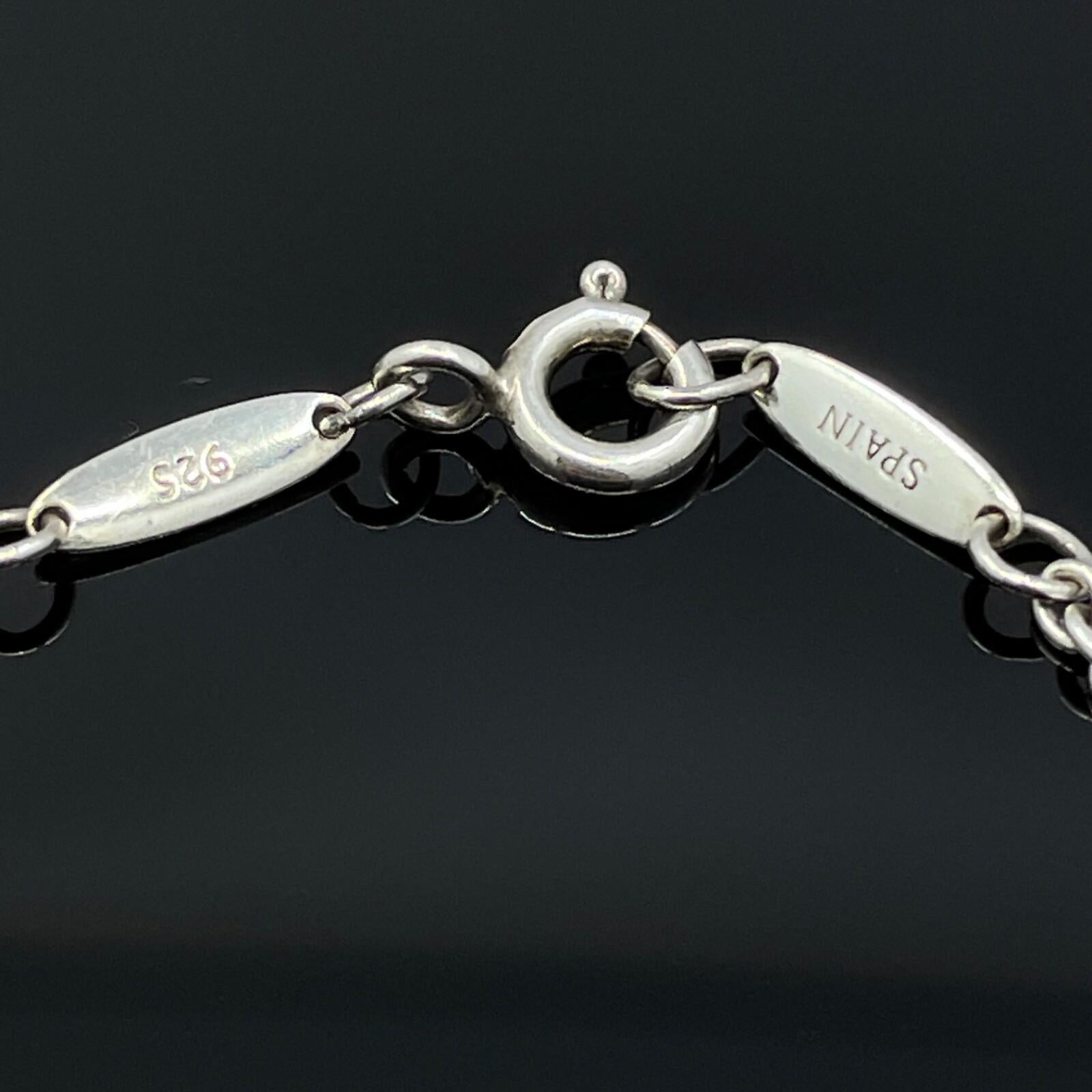 Tiffany & Co Paloma Peretti Open Heart Charm Bracelet 18k Rose Gold and Silver en vente 2