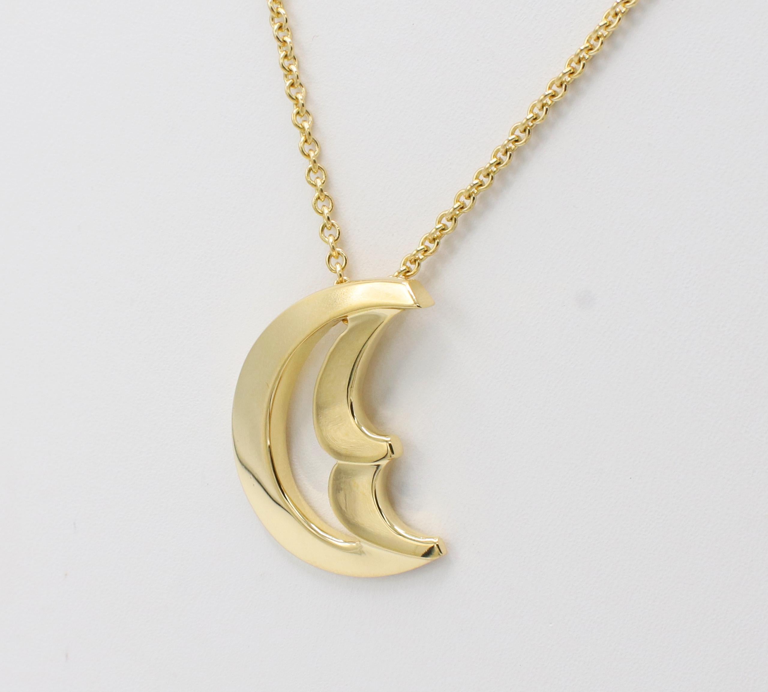 tiffany moon pendant