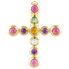 Tiffany & Co. Paloma Picasso 18 Karat Cross Pendant