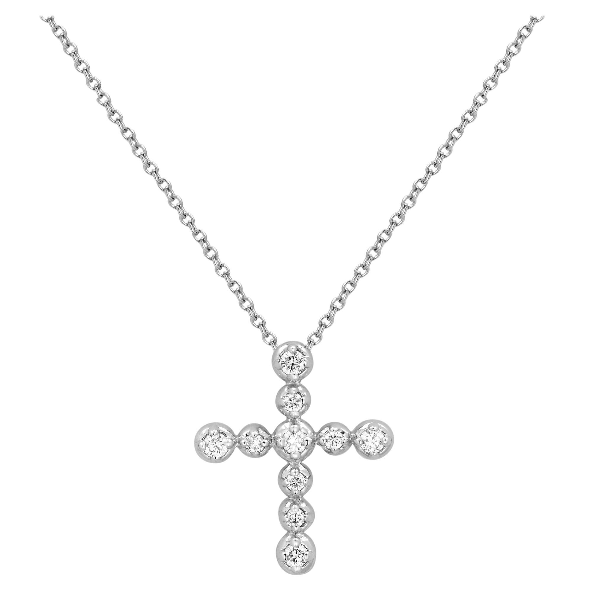 Schmuck Ketten Silberketten Tiffany & Co Kreuz von Paloma Picasso 