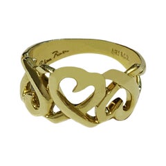 Tiffany & Co. Paloma Picasso Bague "Loving Heart" en or 18 carats