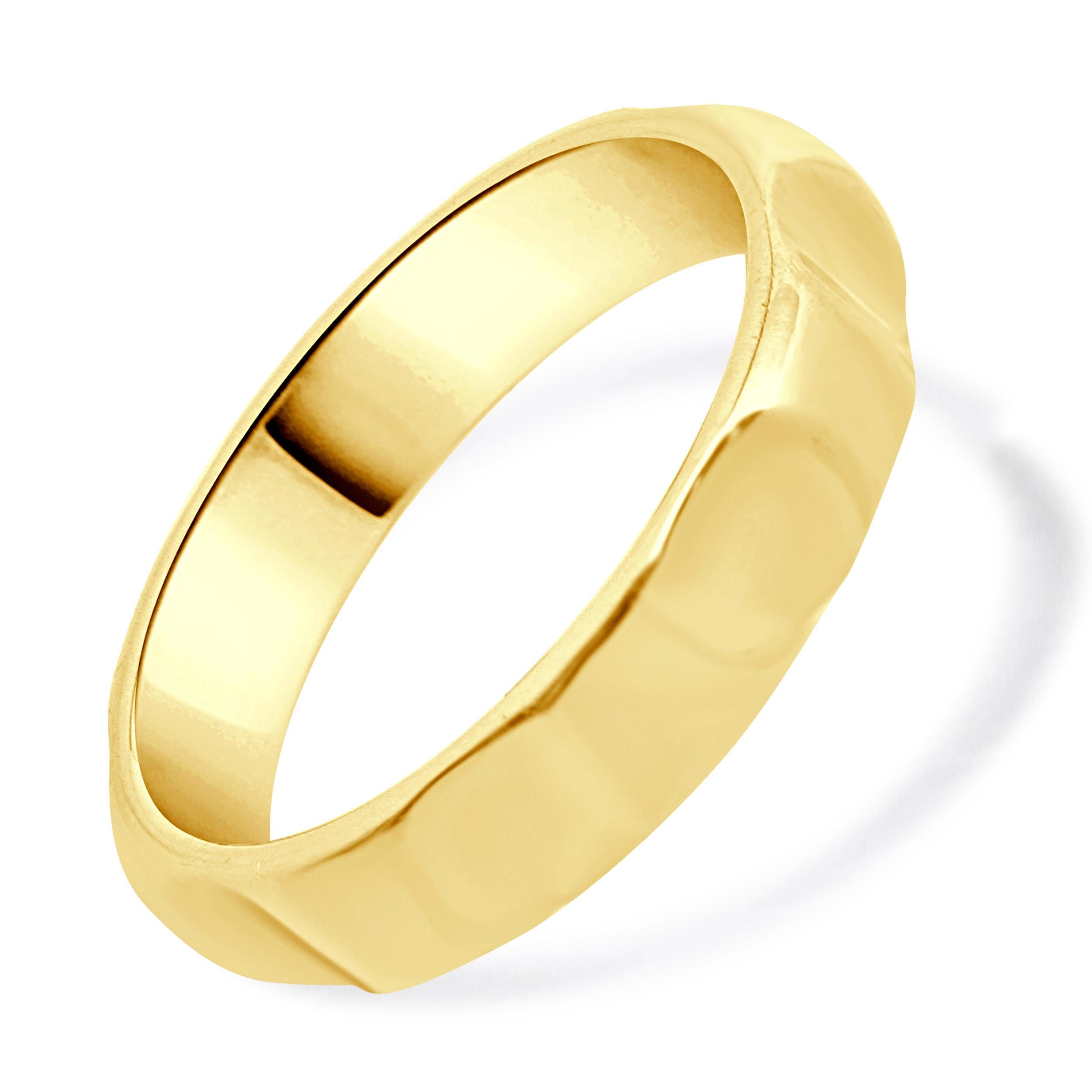 Donna Tiffany & Co. Anello Paloma Picasso con scanalatura in oro giallo 18 carati in vendita