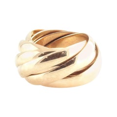 Tiffany & Co. Paloma Picasso 18 Karat Yellow Gold Melody Nine Band Ring