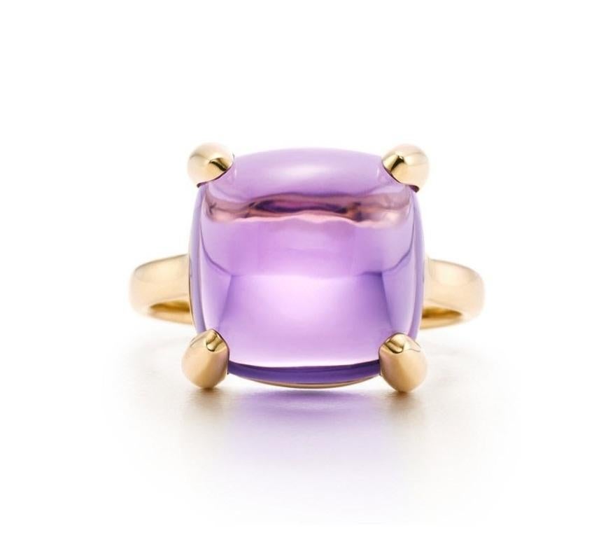 TIFFANY & Co. Paloma Picasso - Anello in oro 18 carati con ametista da 8,0ct - 7

Metallo: Oro giallo 18 carati
Dimensione: 7
Ametista: 12 mm x 12 mm, peso totale 8,0 carati, versione grande
Marchio di garanzia: © Paloma Picasso AT&T. AU750