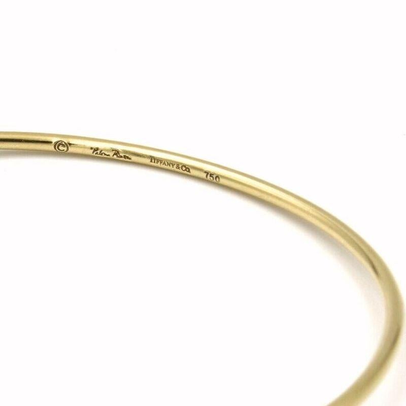TIFFANY & Co. Paloma Picasso 18K Gold Daisy Bangle Bracelet 4