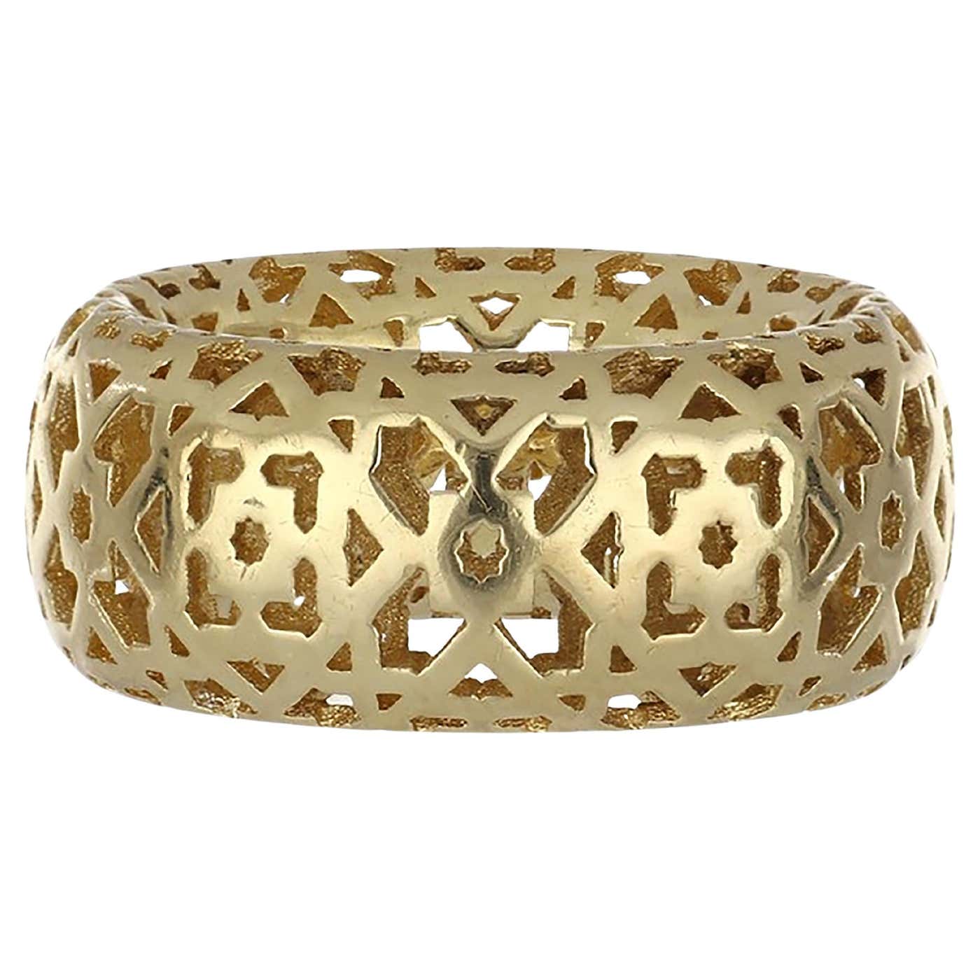 Tiffany and Co. Paloma Picasso 18K Gold Marrakesh Band For Sale at ...