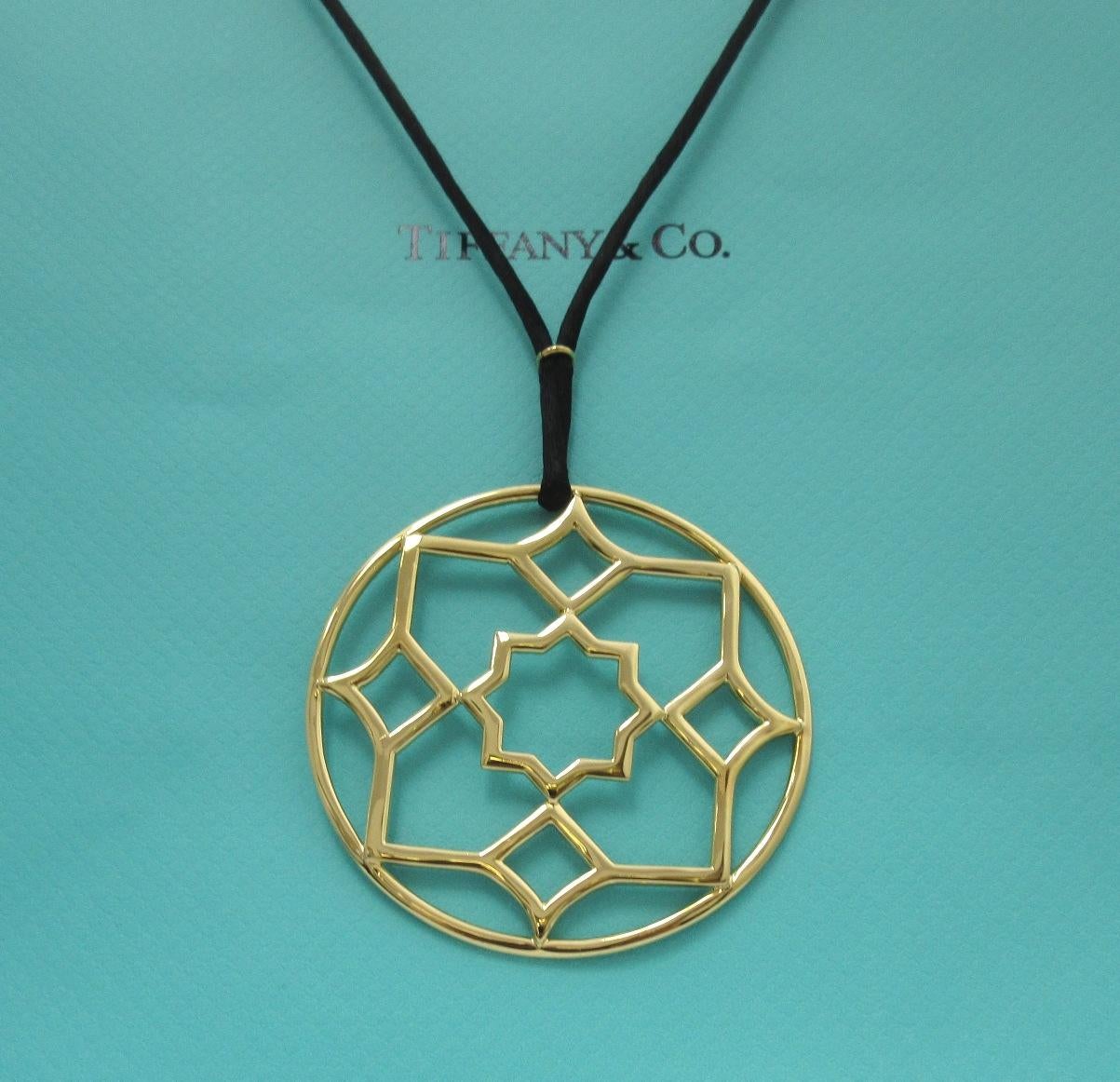 TIFFANY & Co. Paloma Picasso 18K Gold Marrakesh Pendant Necklace Extra Large 1
