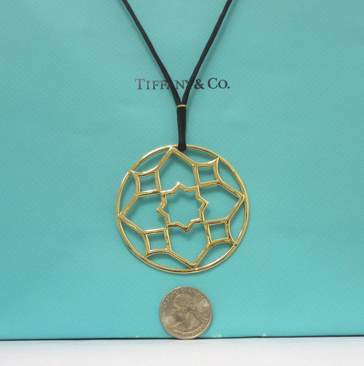 TIFFANY & Co. Paloma Picasso 18K Gold Marrakesh Pendant Necklace Extra Large 2