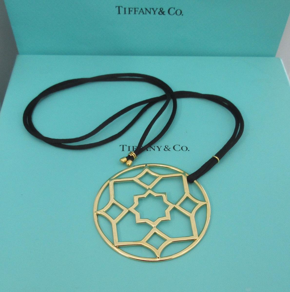 TIFFANY & Co. Paloma Picasso 18K Gold Marrakesh Pendant Necklace Extra Large 3