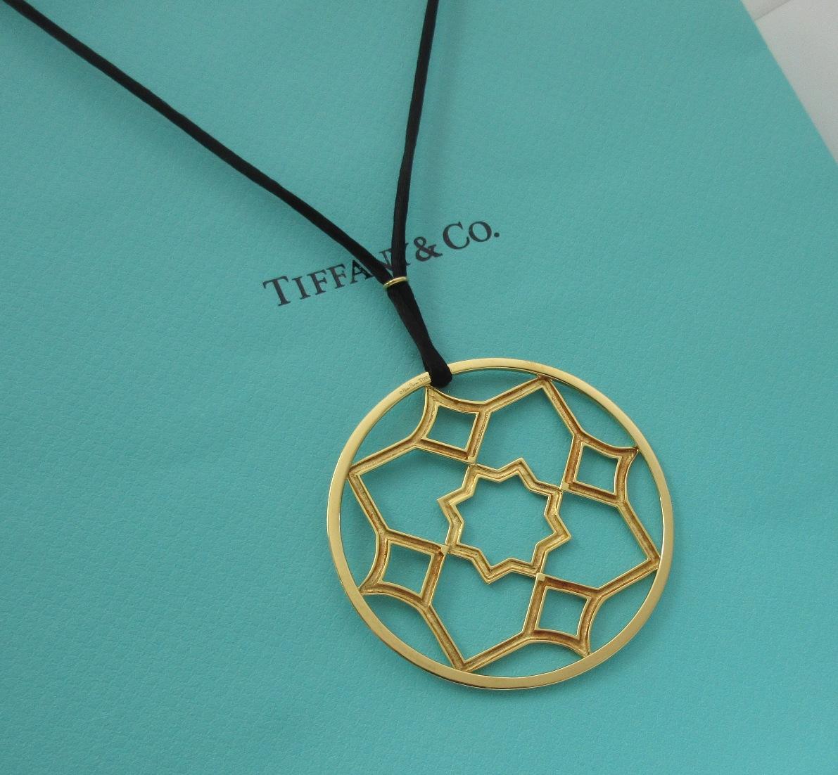 TIFFANY & Co. Paloma Picasso 18K Gold Marrakesh Pendant Necklace Extra Large 4