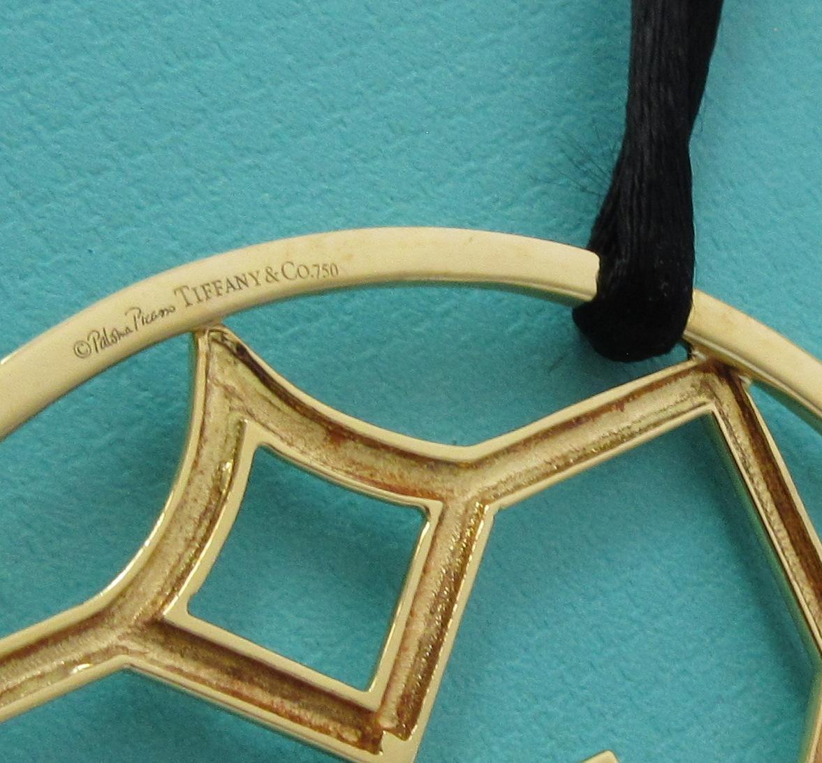 TIFFANY & Co. Paloma Picasso 18K Gold Marrakesh Pendant Necklace Extra Large 5