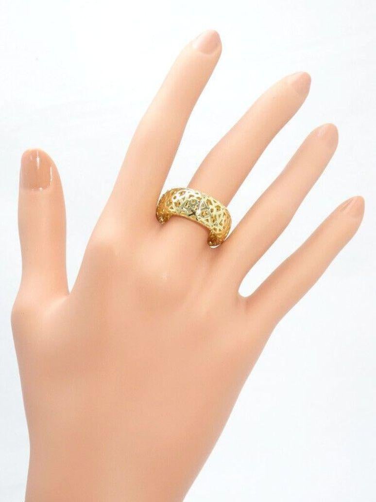 TIFFANY & Co. Paloma Picasso 18K Gold Marrakesh Ring 7 In Excellent Condition For Sale In Los Angeles, CA