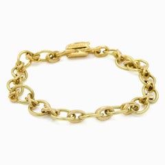 TIFFANY & Co. Paloma Picasso 18K Gold Oval X Link Bracelet