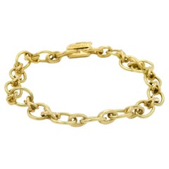 TIFFANY & Co. Paloma Picasso 18K Gold Oval X Link Bracelet