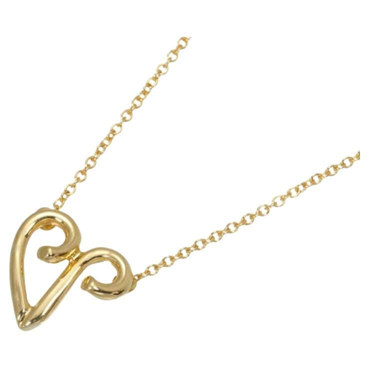 TIFFANY & Co. Collar Colgante Corazón de Paloma Picasso de Oro de 18K