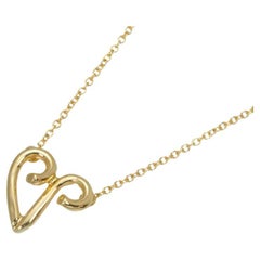 TIFFANY & Co. Collar Colgante Corazón de Paloma Picasso de Oro de 18K