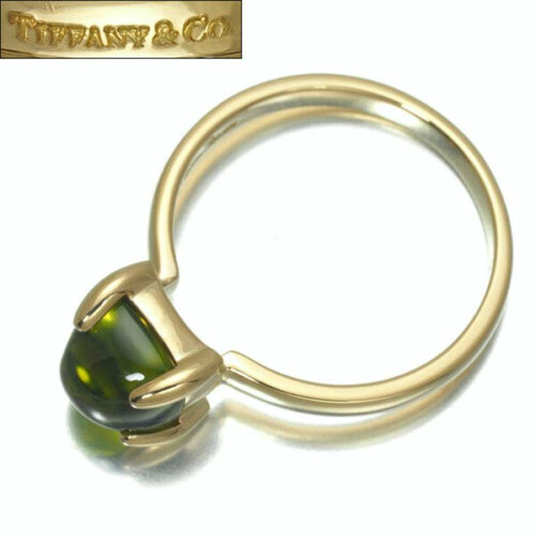 Women's TIFFANY & Co. Paloma Picasso 18K Gold Peridot Sugar Ring 5.5