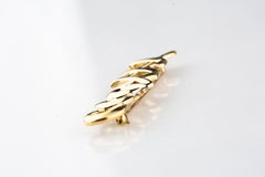 Tiffany & Co Paloma Picasso 18k Gold Pin XS & OS Brooch Hugs & Kisses XXXOOO