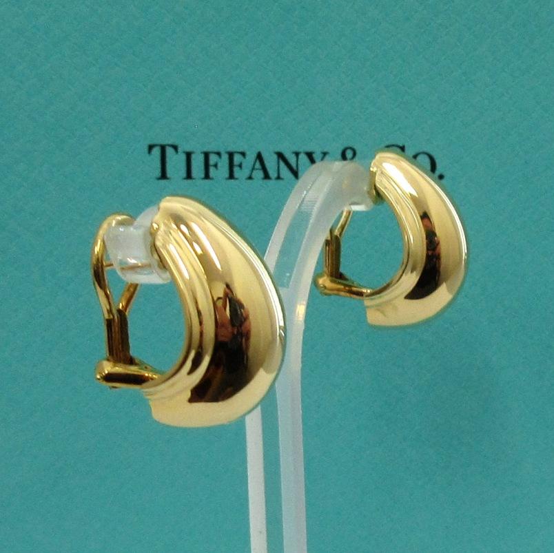 TIFFANY & Co. Paloma Picasso 18 Karat Gold Vendome-Ohrringe Damen