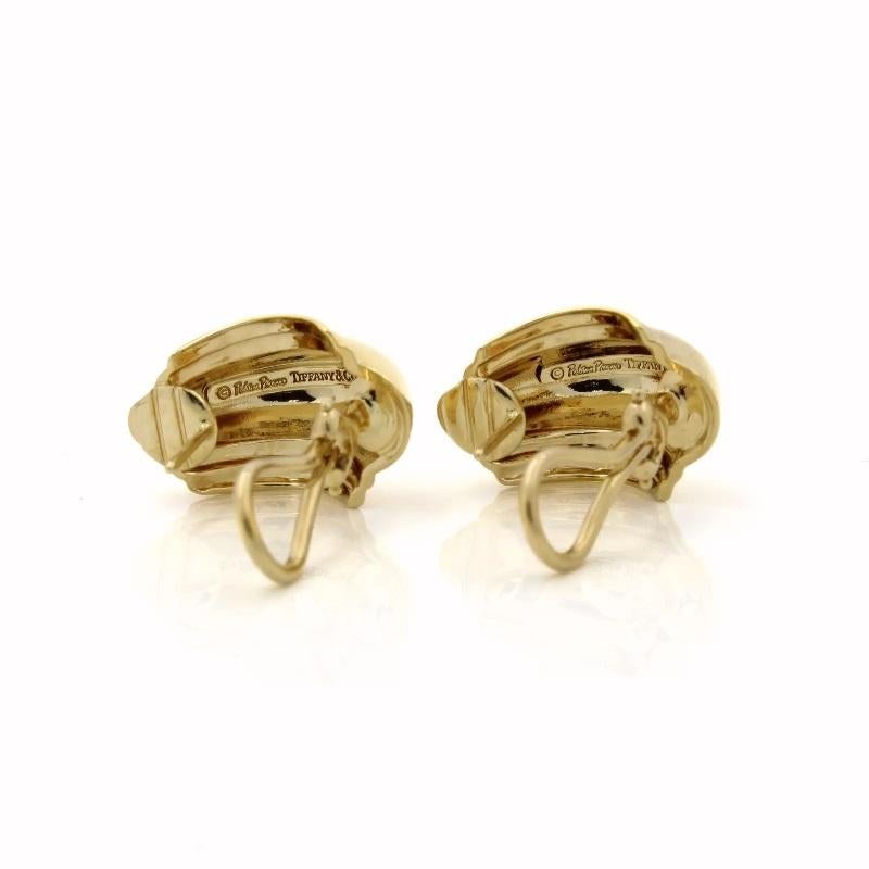 TIFFANY & Co. Paloma Picasso 18 Karat Gold Vendome-Ohrringe 3