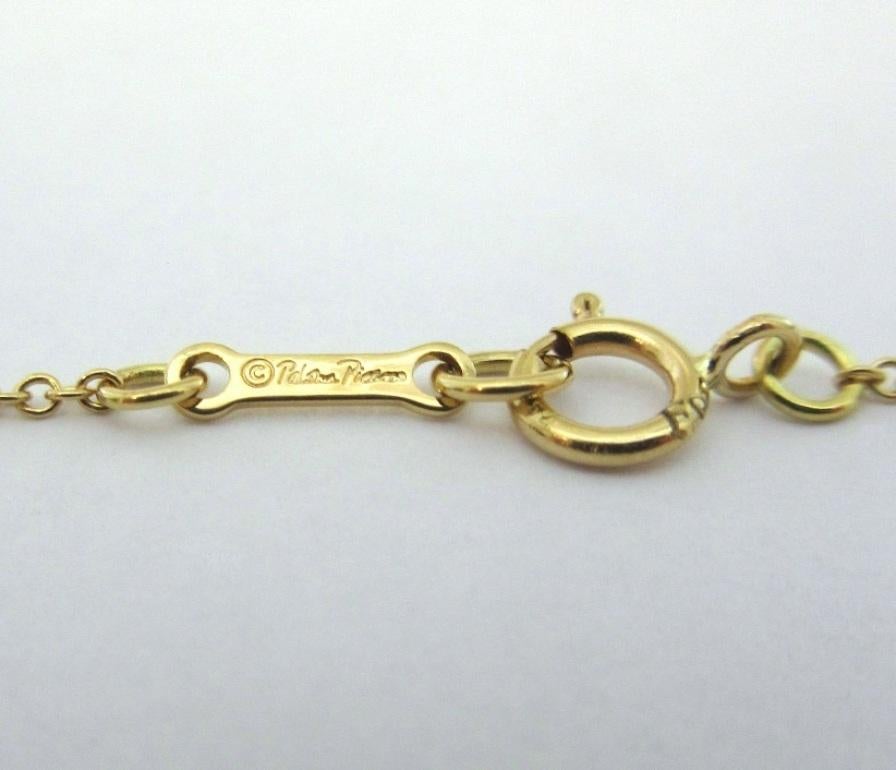 TIFFANY & Co. Paloma Picasso 18K Gold Villa Palm Pendant Necklace 4
