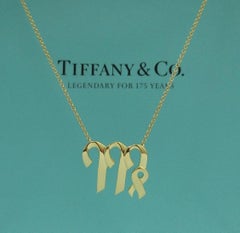 TIFFANY & Co. Paloma Picasso 18K Gold Zodiac Virgo Pendant Necklace